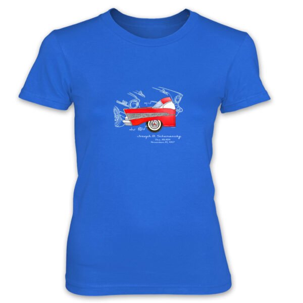 57 Chevy Women’s T-Shirt ROYAL