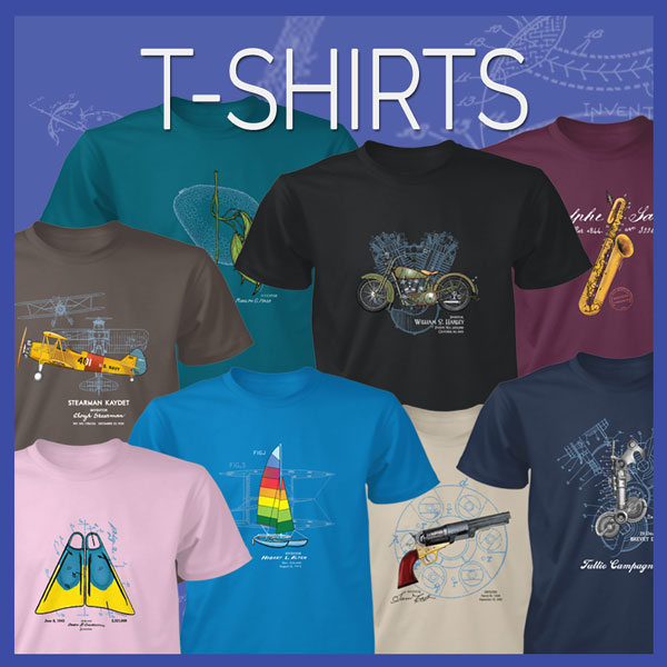 PATENT T-SHIRTS