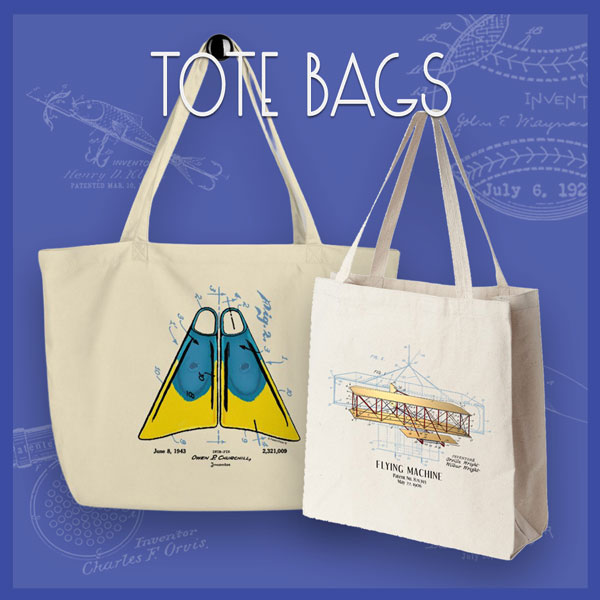 PATENT TOTE BAGS